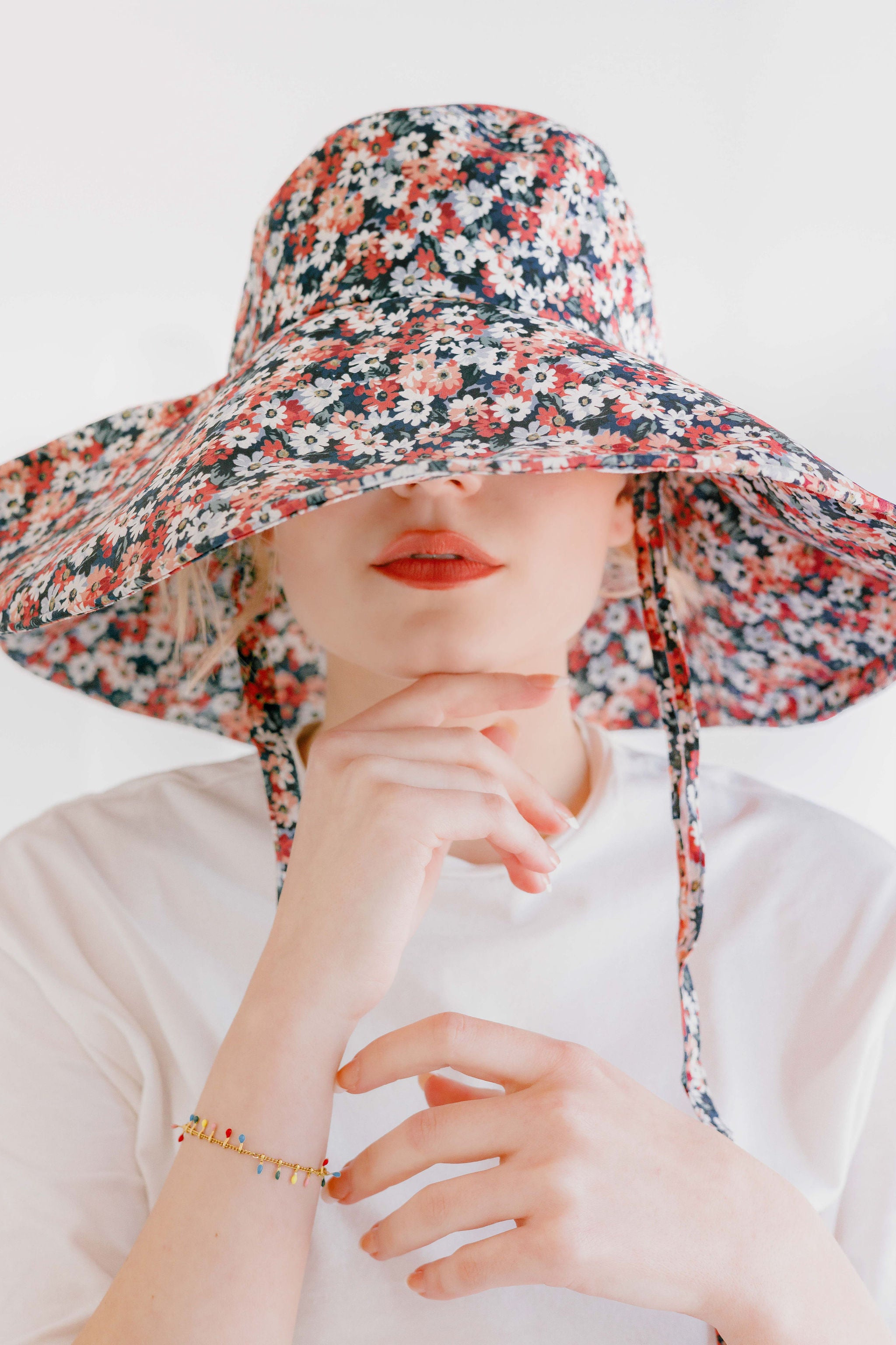 Large Floral Hats