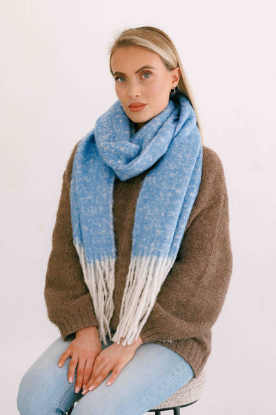 Plain Thick Blanket Scarf
