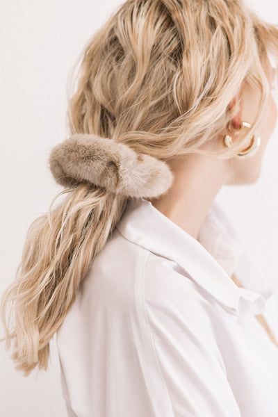 Luxury Faux Fur Scrunchie