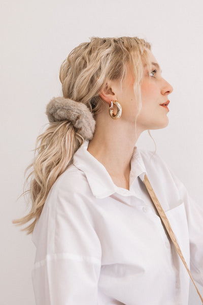 Luxury Faux Fur Scrunchie