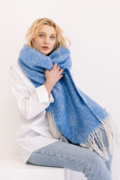 Plain Thick Wool Scarf