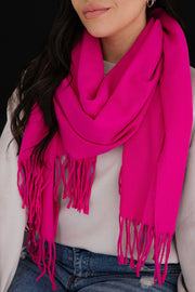 Winter Scarf 40 Bright Pink