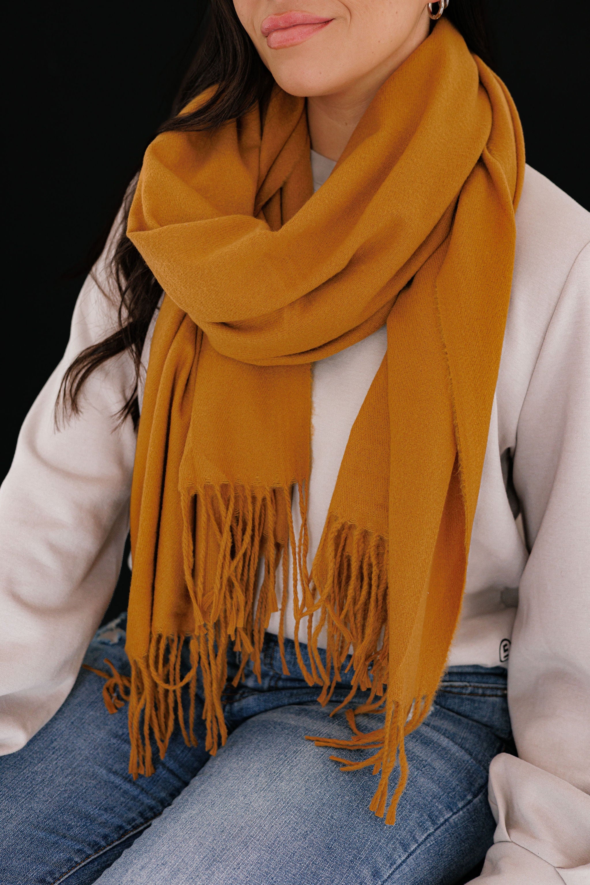 Winter Scarf 40 Mustard