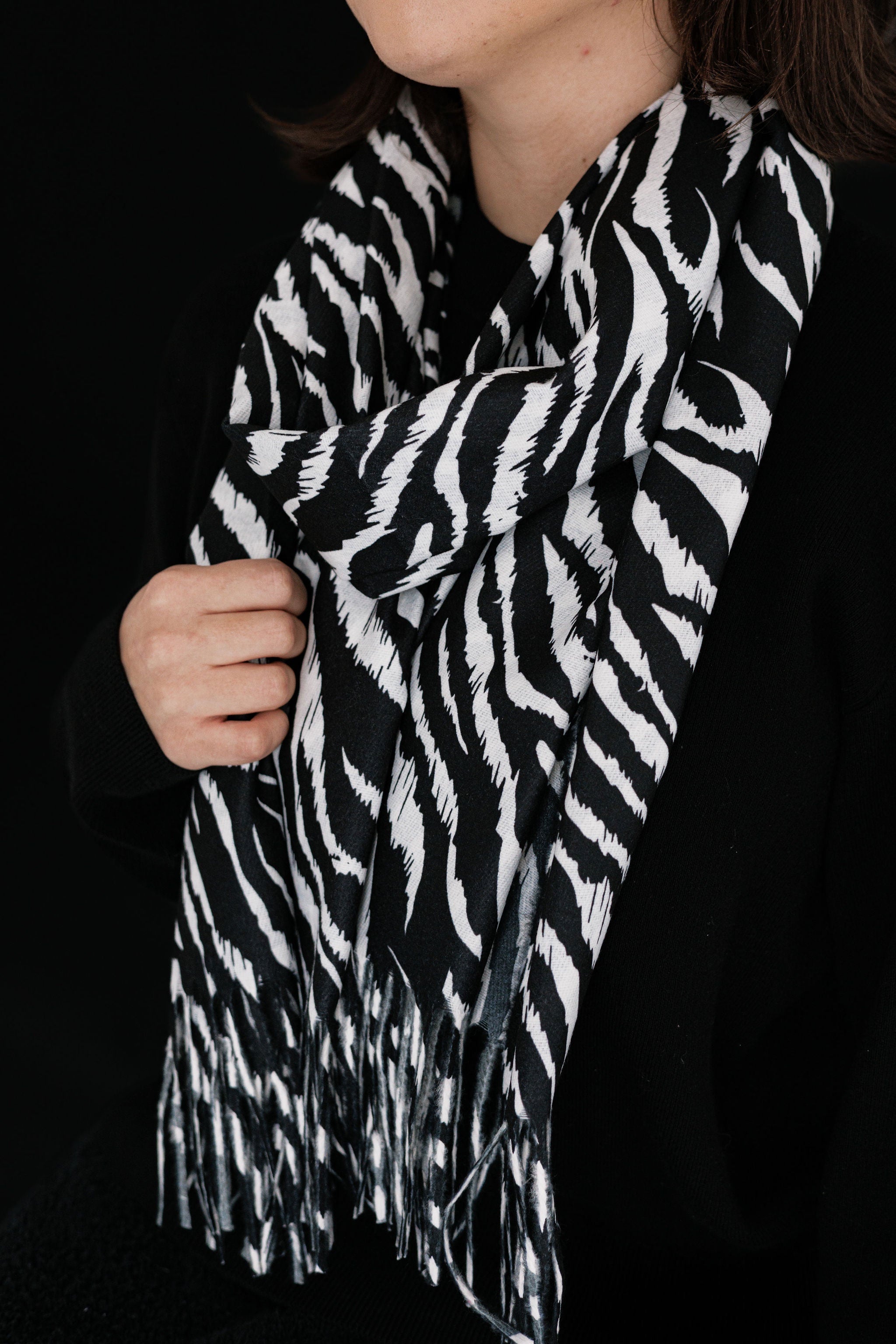 Winter Scarf 42 Zebra