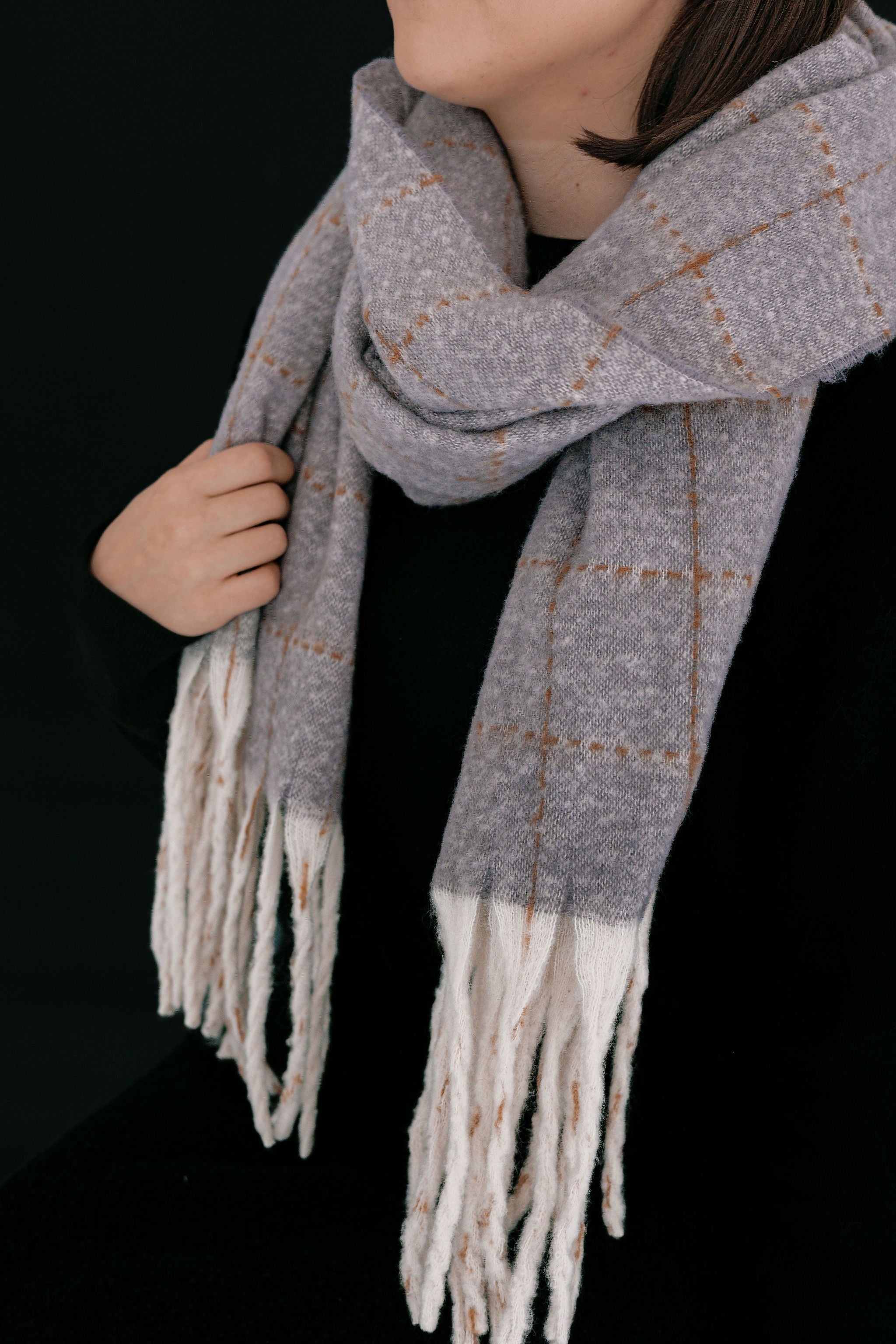 Winter Scarf 17 Grey