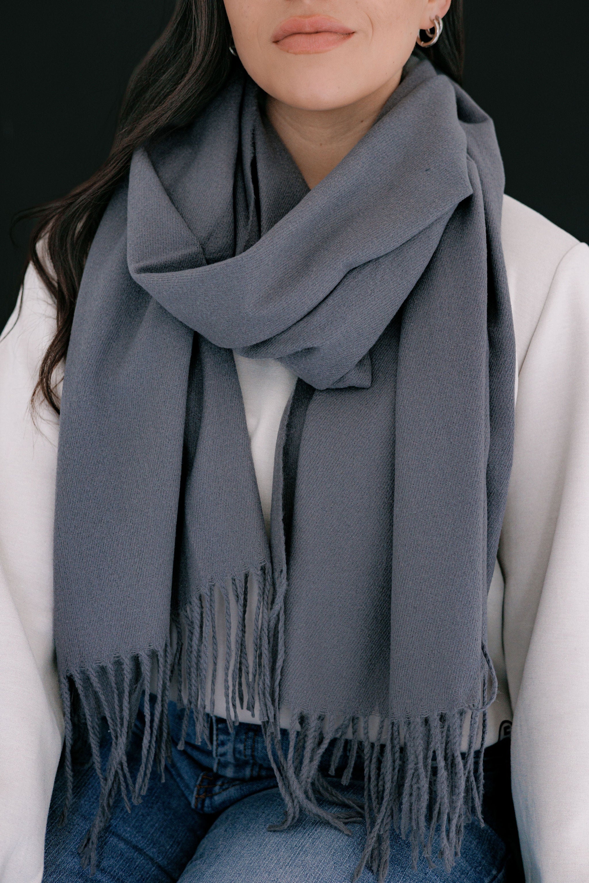 Winter Scarf 40 Grey