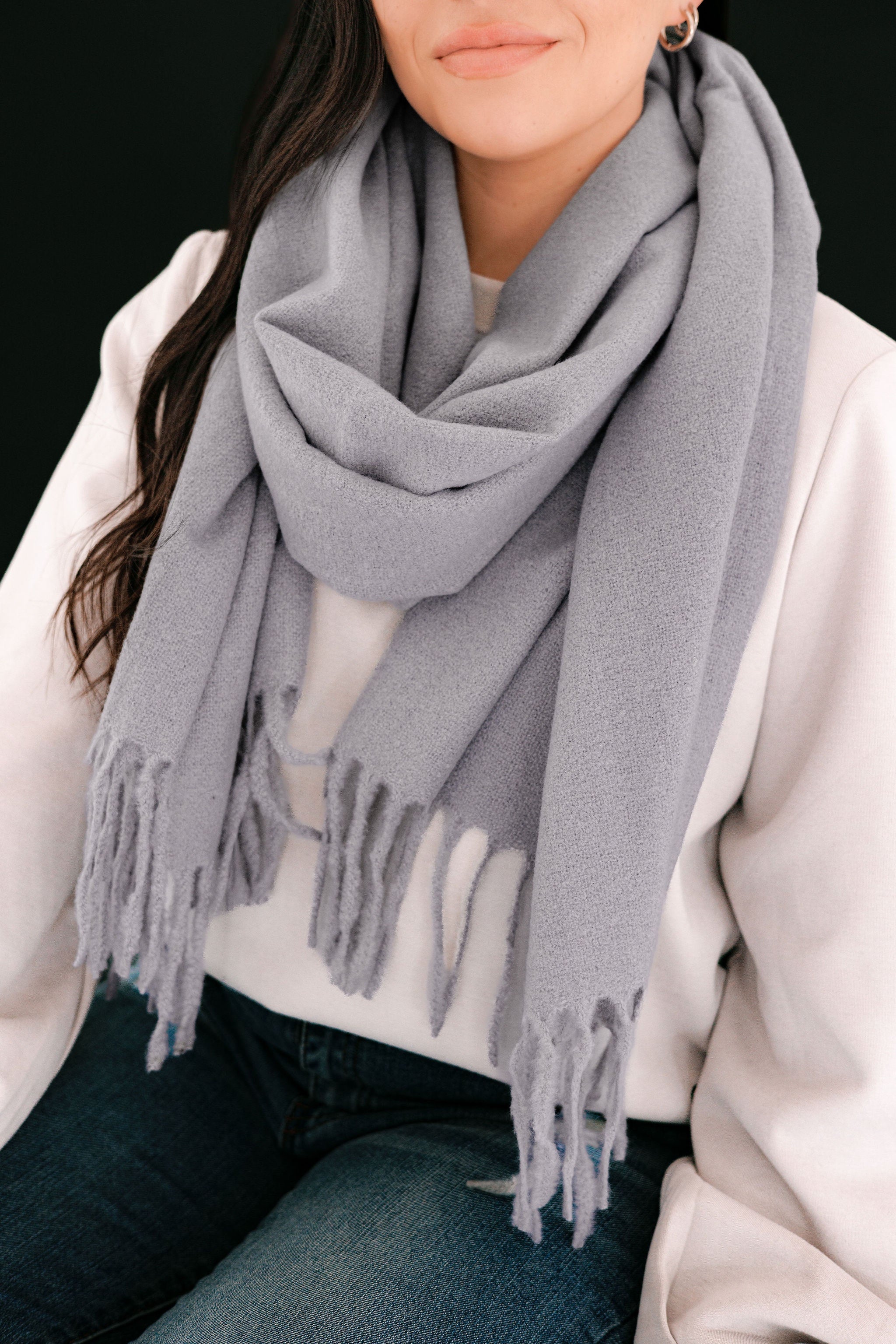 Winter Scarf 24 Grey