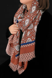 Scarf 4 Burnt Orange