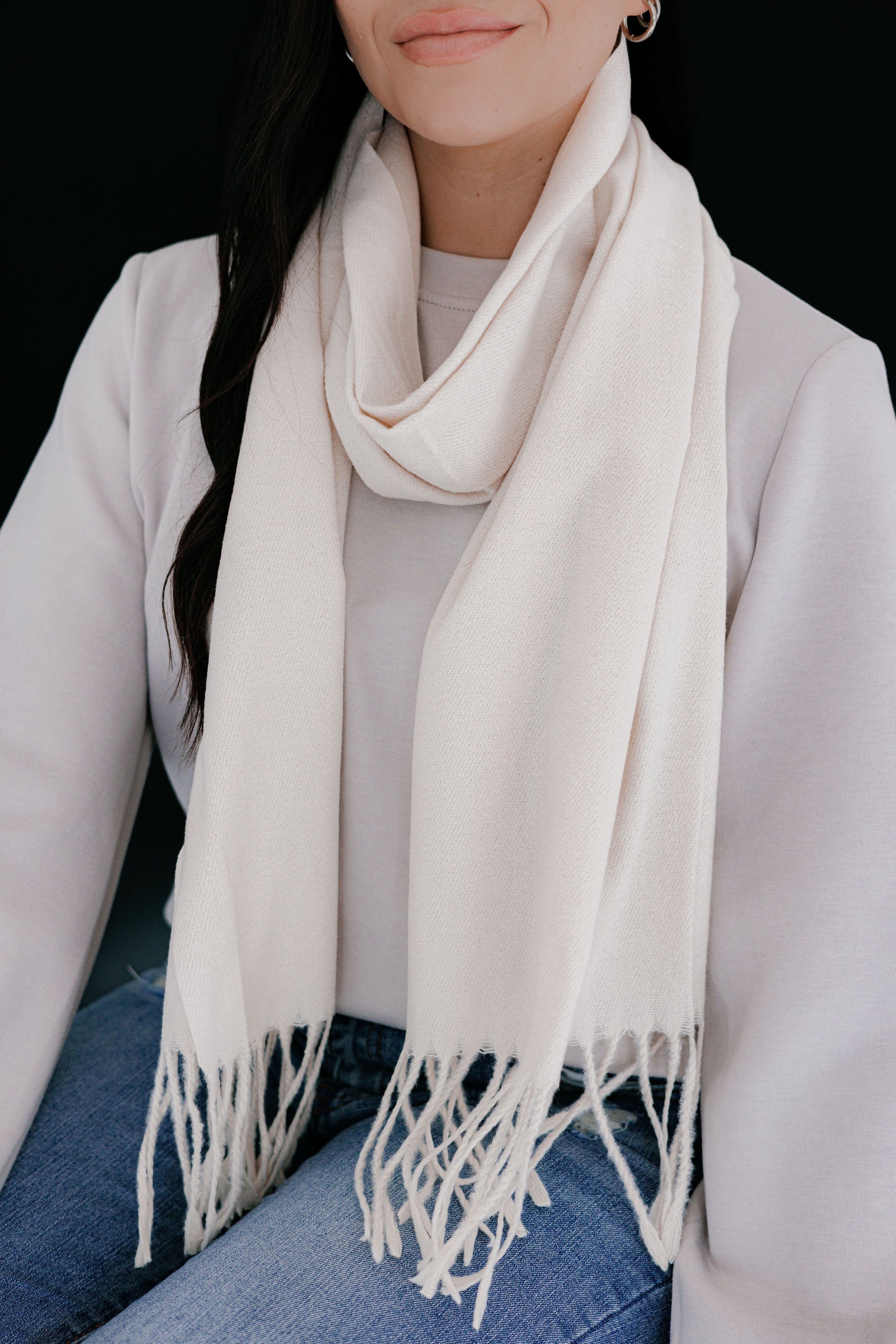 Winter Scarf 45 Cream
