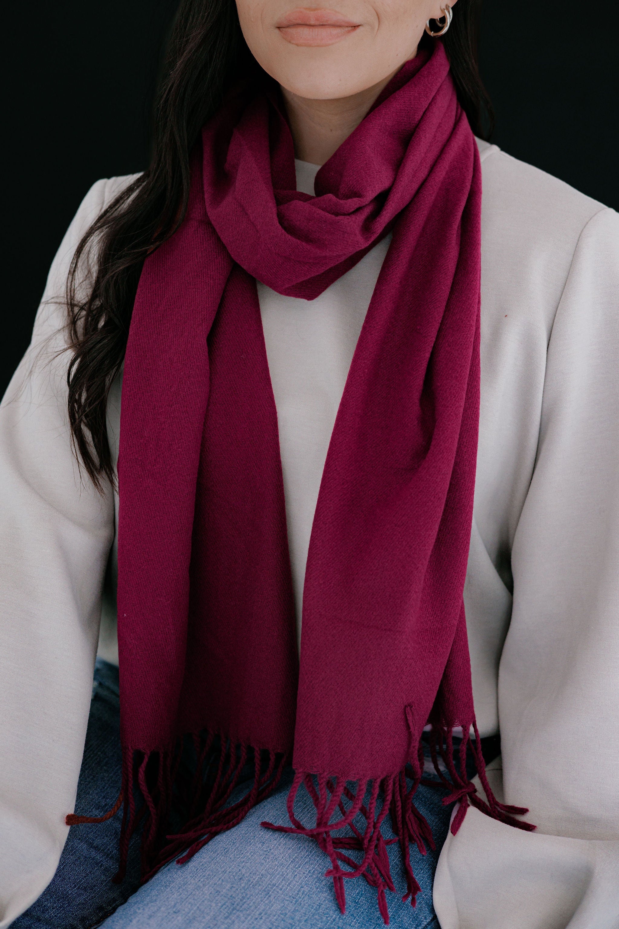 Winter Scarf 45 Maroon