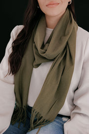 Winter Scarf 45 Olive Green