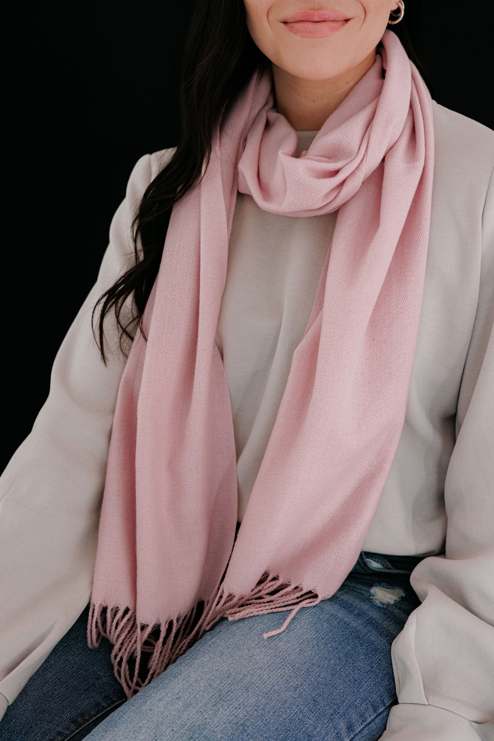 Winter Scarf 45 Light Pink
