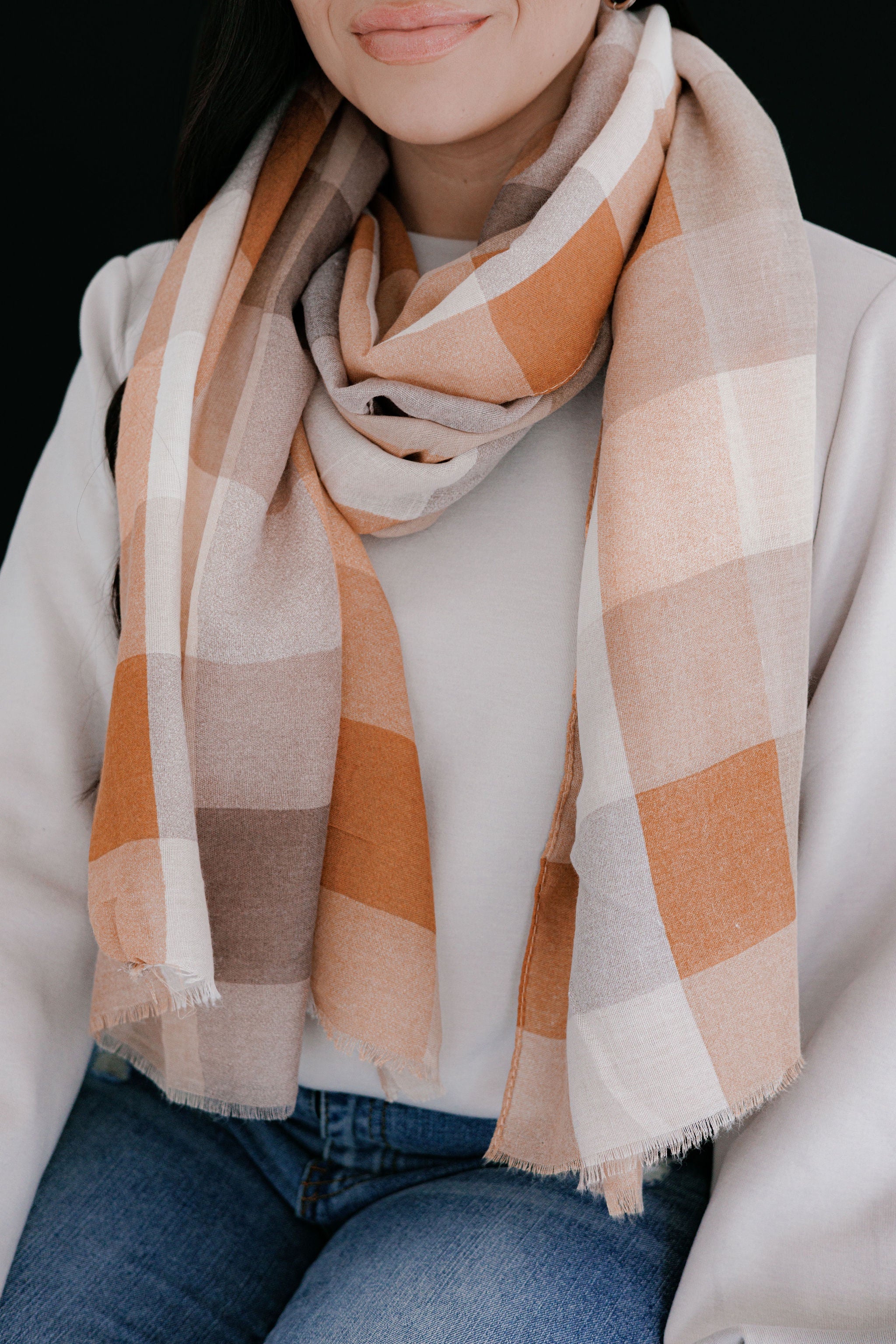 Scarf 1 Brown