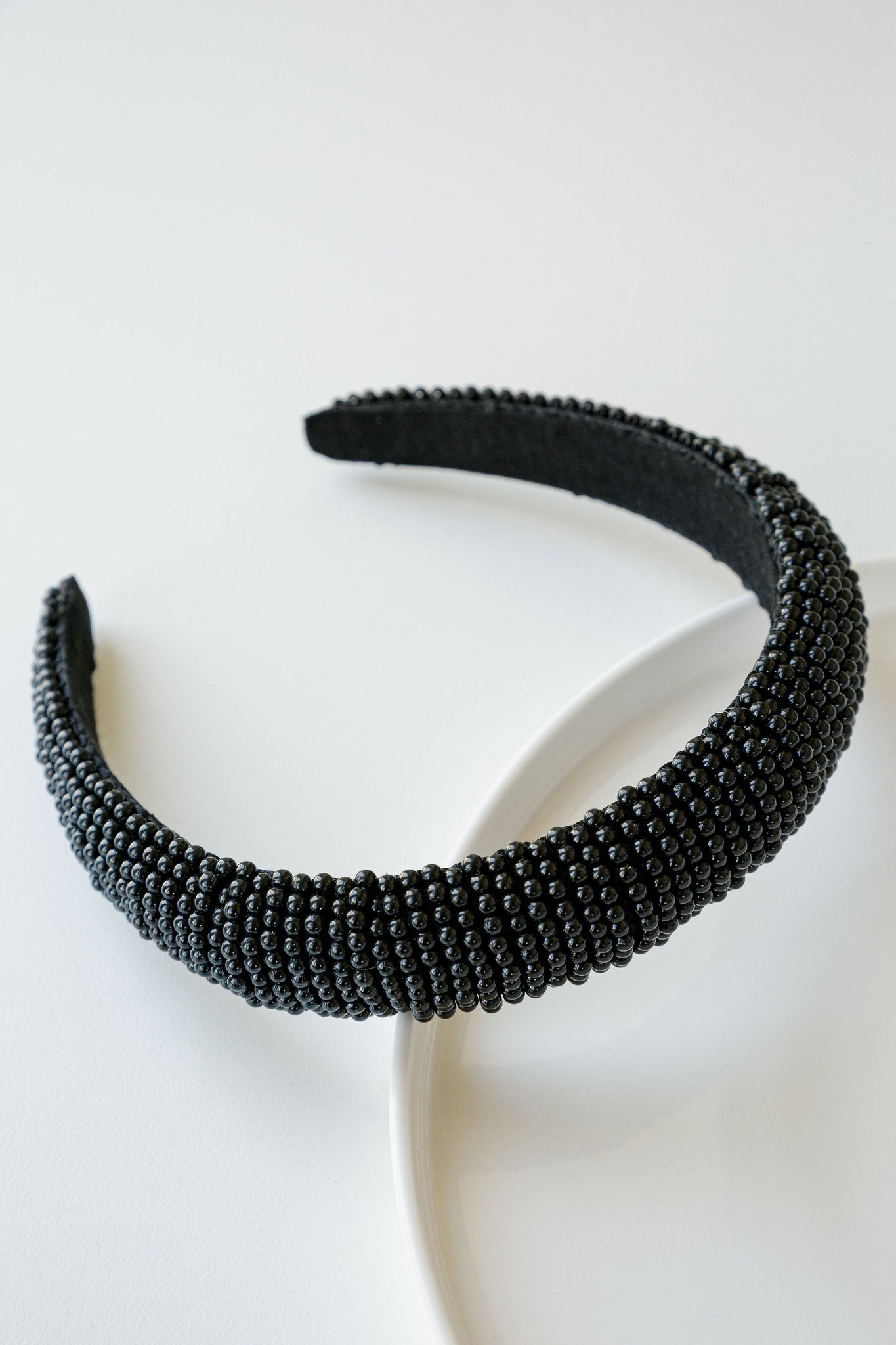 Plain Beaded Alice Band