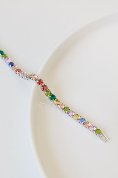 Multi-Colour Diamond Bracelet