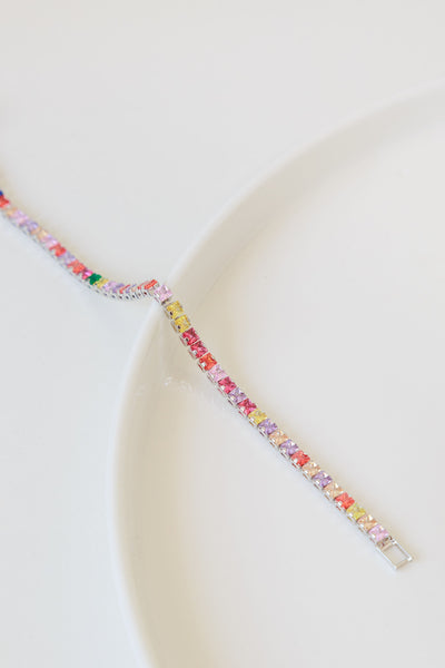 Multi-Colour Diamond Bracelet