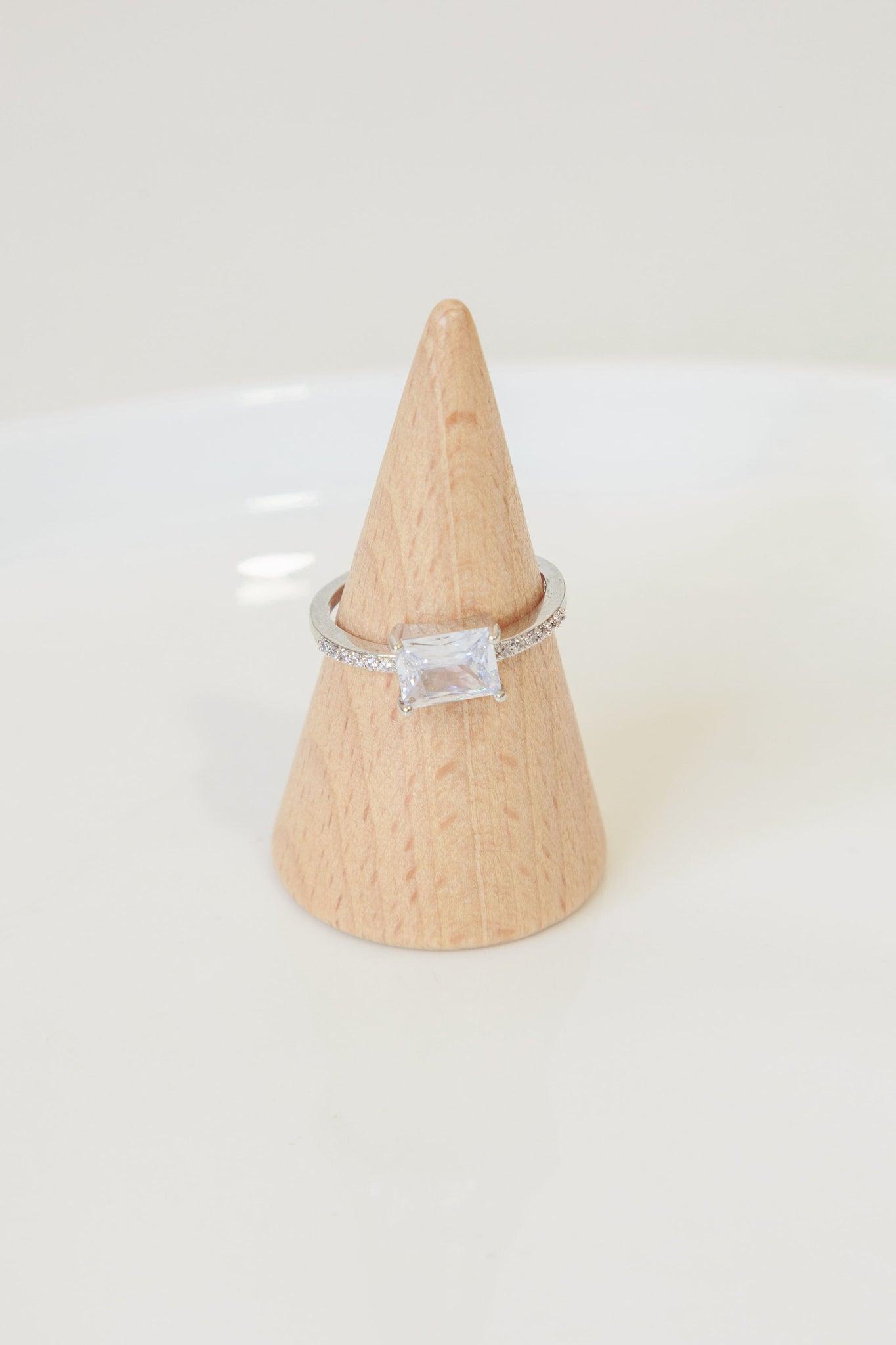 Silver Bulky Diamond Ring