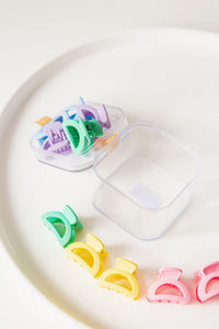 10 Pcs Girls Small Pastel Claw Clips