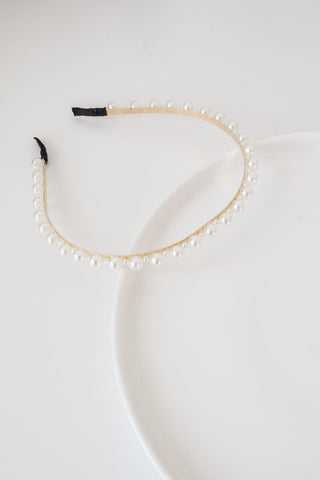 Large Pearl Alice Band