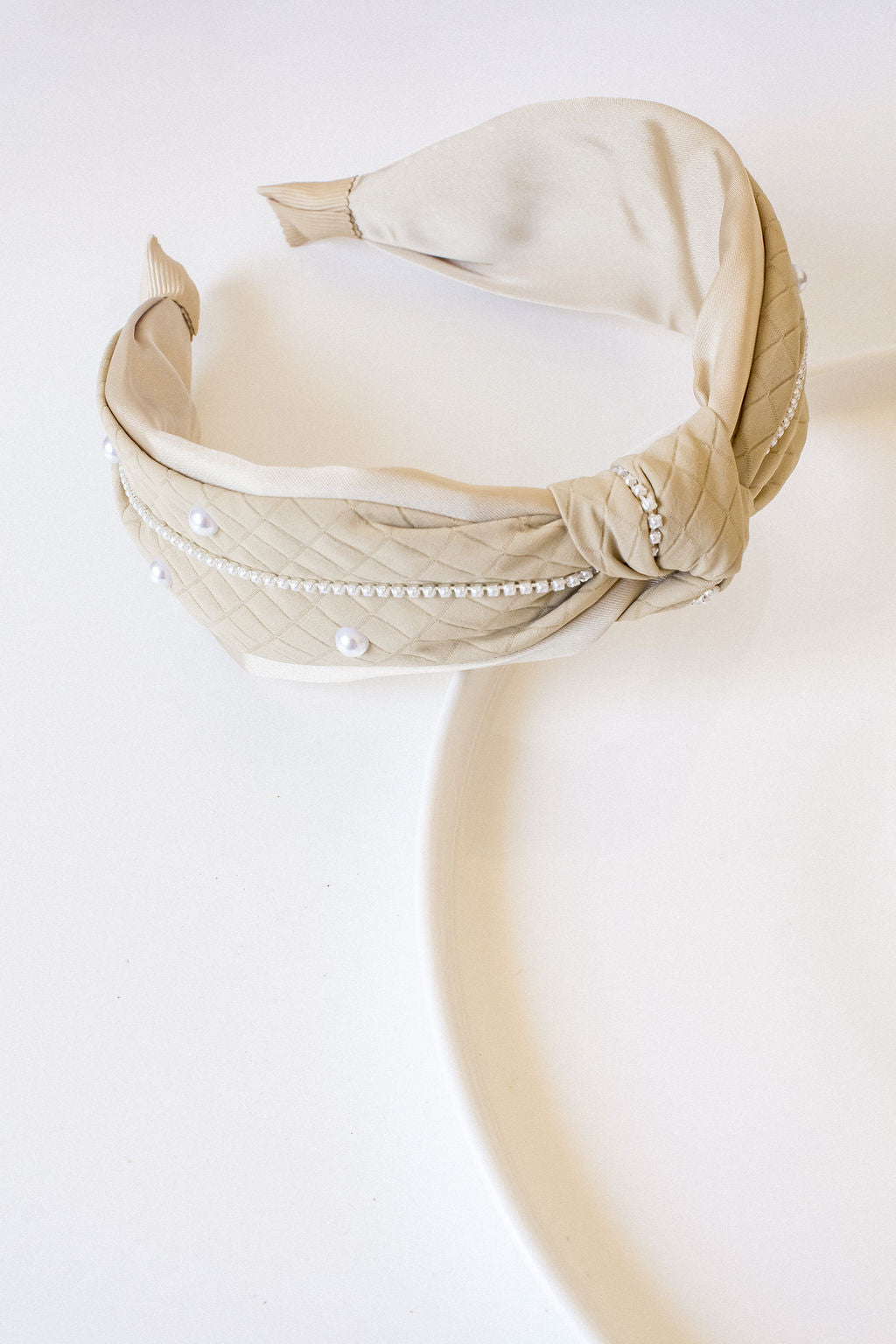 Knotted Pearl Alice Band
