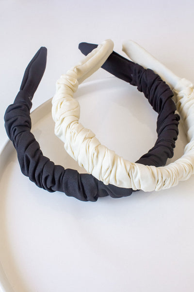 Scrunched Material Alice Band