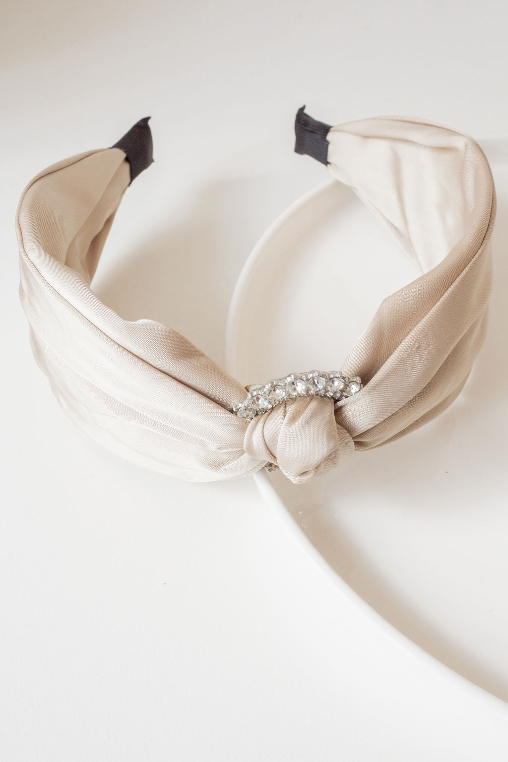 Buckle Knotted Satin Alice Band