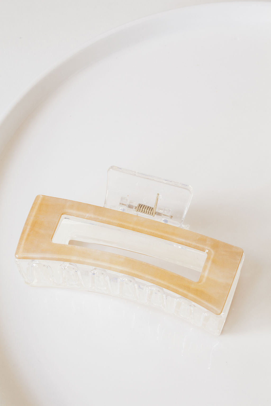 Rectangular Clear Claw Clip