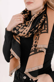 Winter Scarf 61 Black B