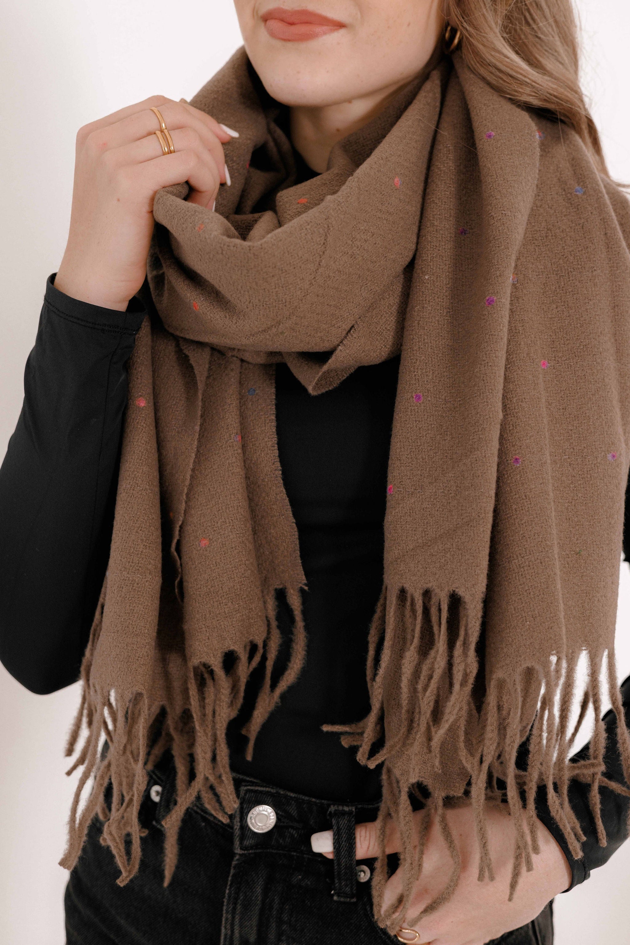 Winter Scarf 58 Brown