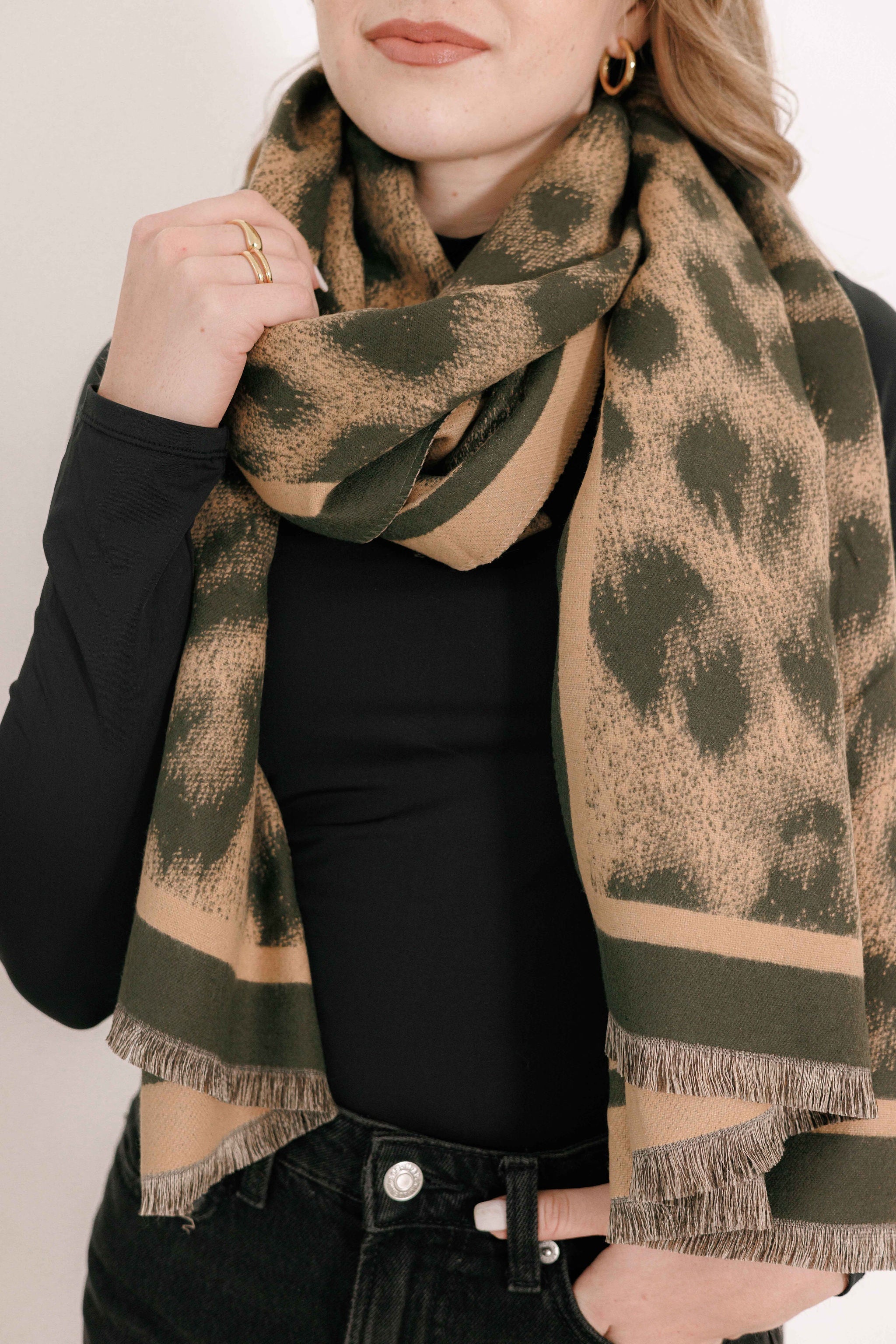 Winter Scarf 60 Green