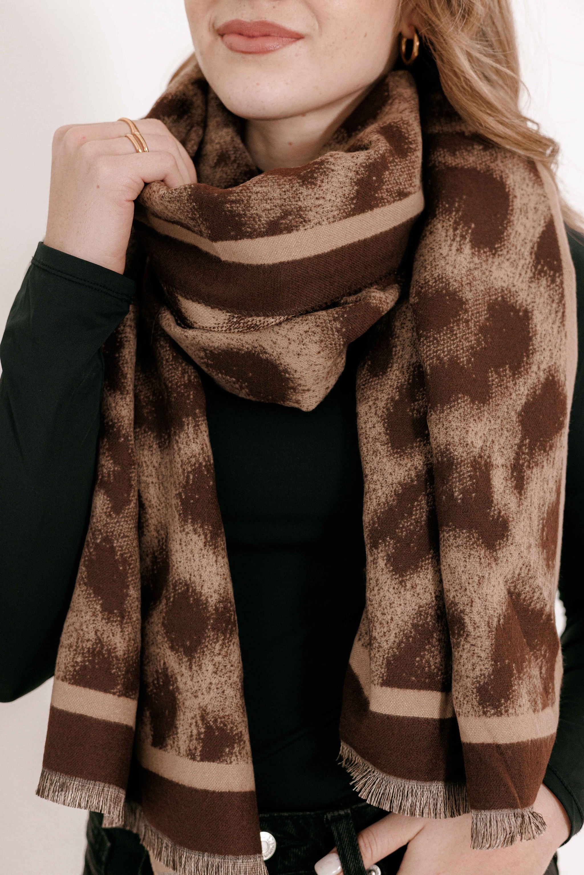 Winter Scarf 60 Brown