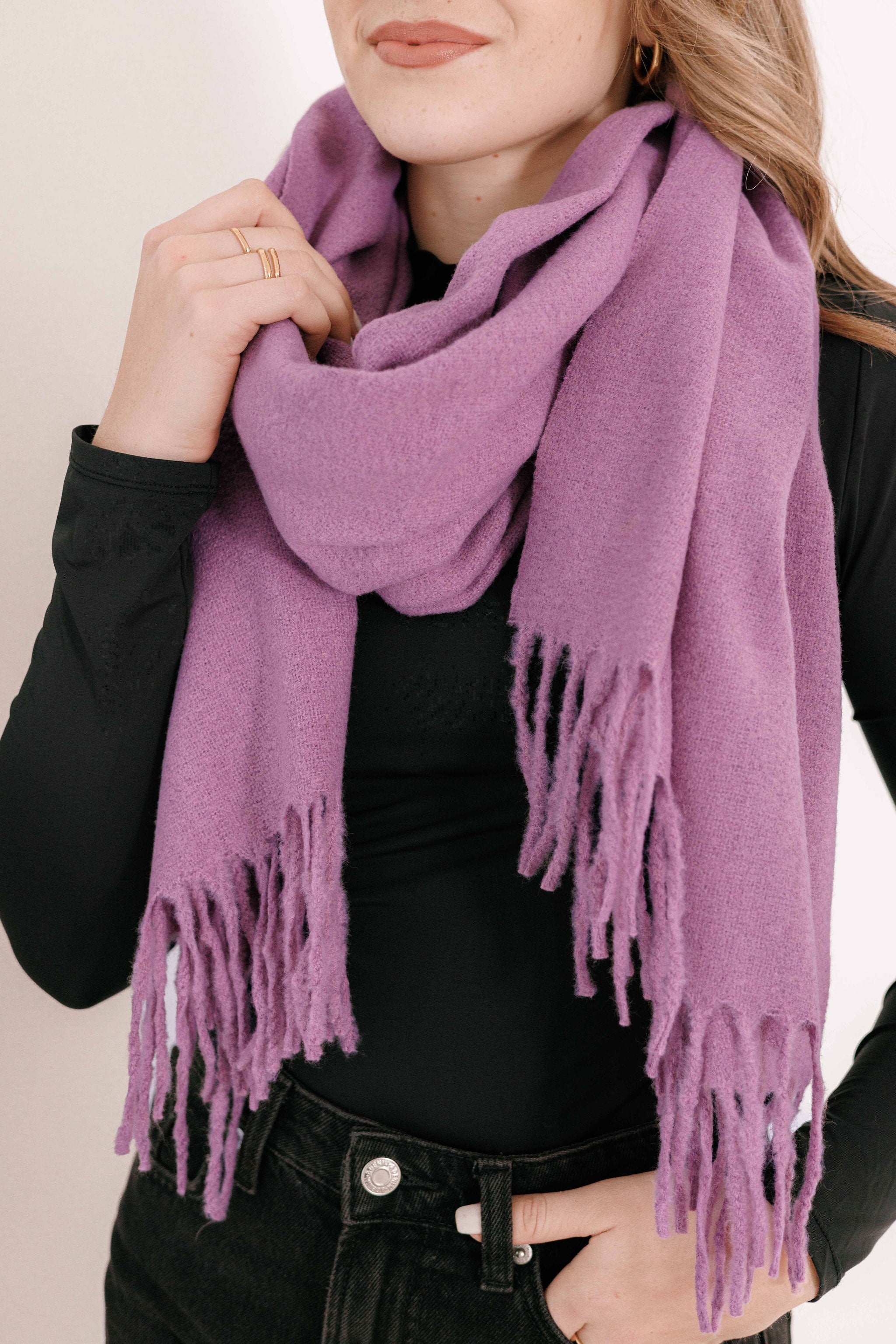 Winter Scarf 57 Purple