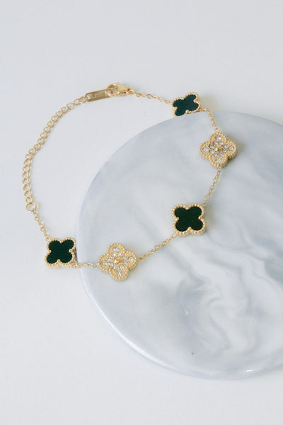 Diamante Clover Bracelet