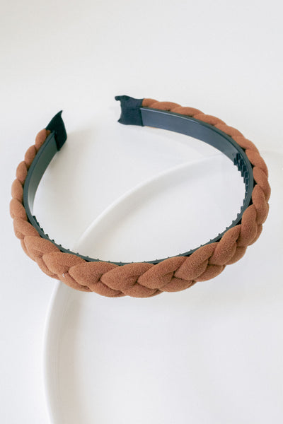 Braided Suede Alice Band