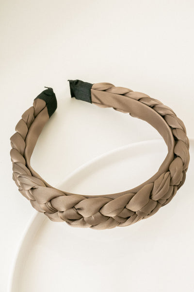 Criss-Cross Satin Alice Band