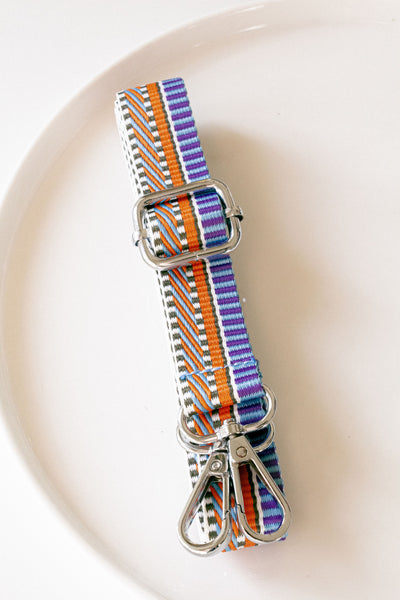 Thin Striped Handbag Strap