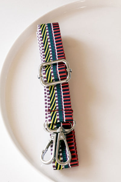 Thin Striped Handbag Strap