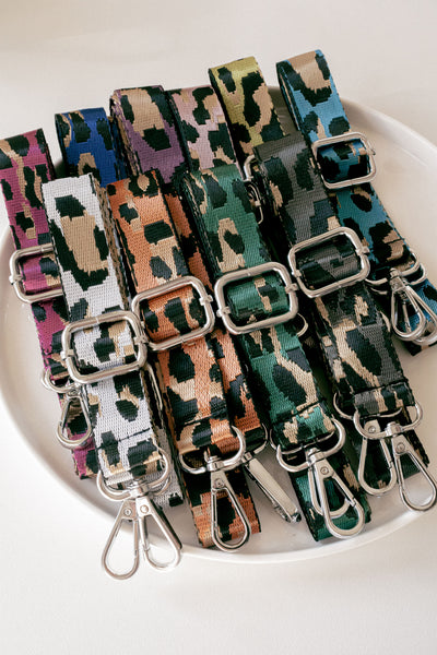 Thin Animal Print Handbag Strap