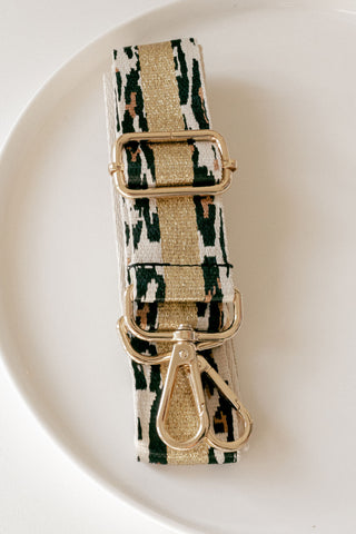 Animal Print/Stripe Handbag Strap