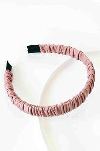 Pleather Scrunched Alice Band