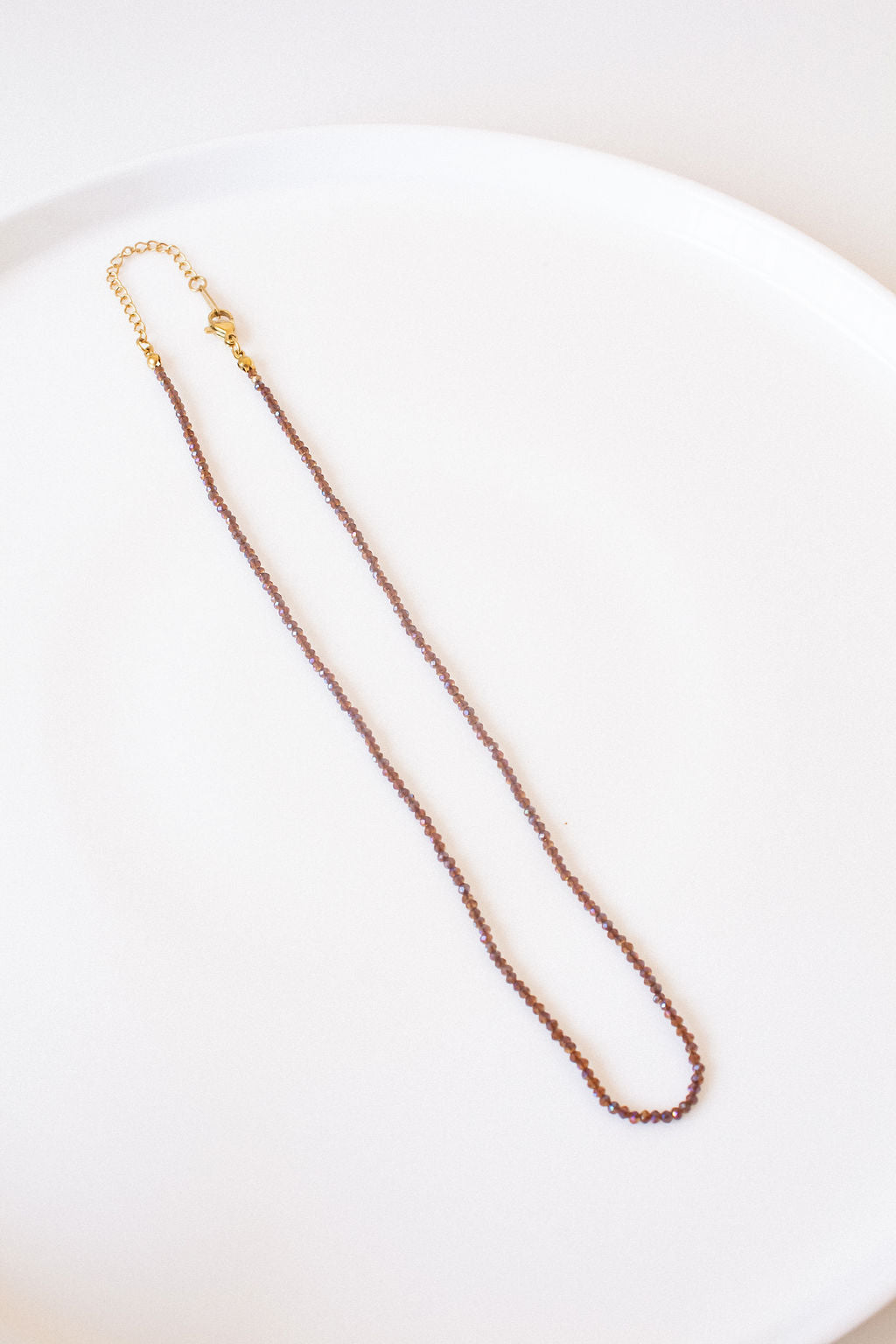 A Plain Small Beaded Necklace