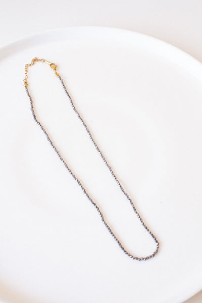 A Plain Small Beaded Necklace