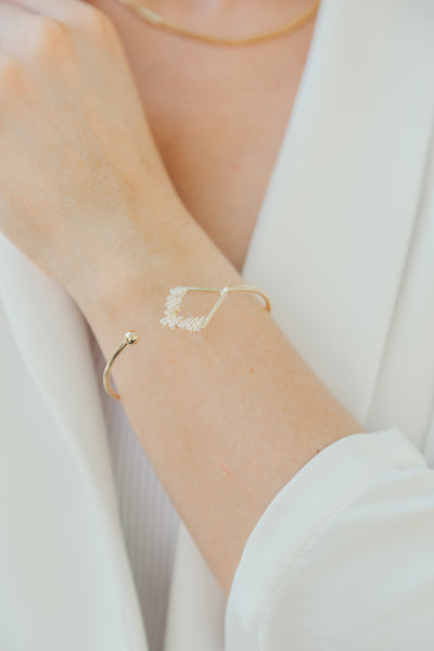 Diamanté & Gold Bracelet