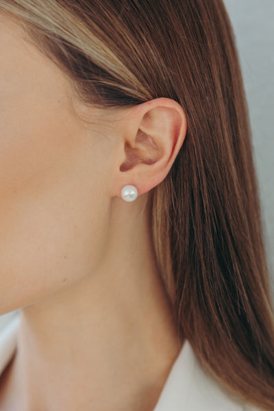 Sterling Silver Freshwater Pearl Studs