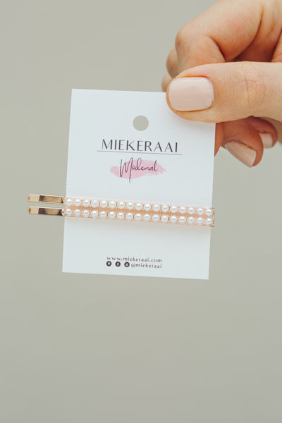Duo Pearl Hair Clip