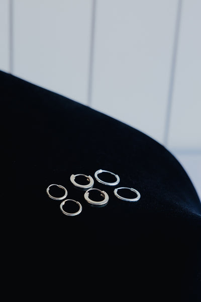 Sterling Silver Huggies