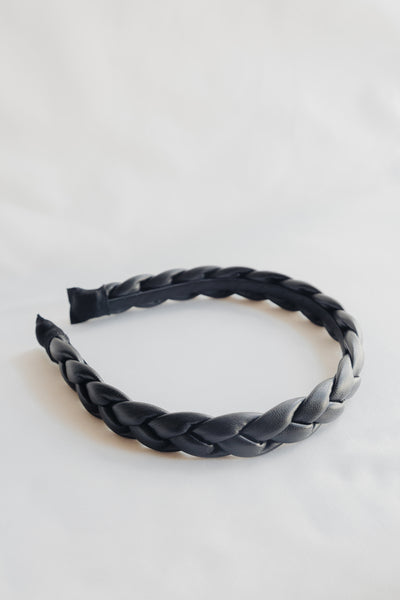 Braided Pleather Alice Band