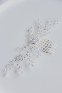 Crystal Floral Vine Bridal Hair Comb