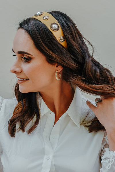 Pearl & Gold Alice Band