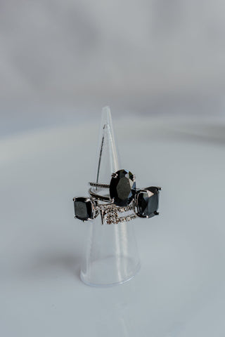 Black Onyx Stone Rings